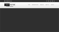 Desktop Screenshot of light-factor.com